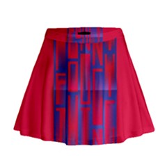 Funny Foggy Thing Mini Flare Skirt