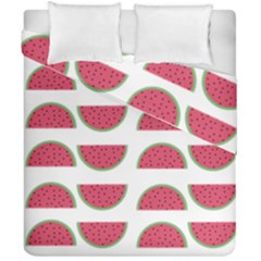 Watermelon Pattern Duvet Cover Double Side (california King Size) by Nexatart