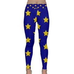 Star Pattern Classic Yoga Leggings by Nexatart