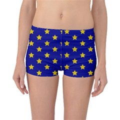 Star Pattern Boyleg Bikini Bottoms