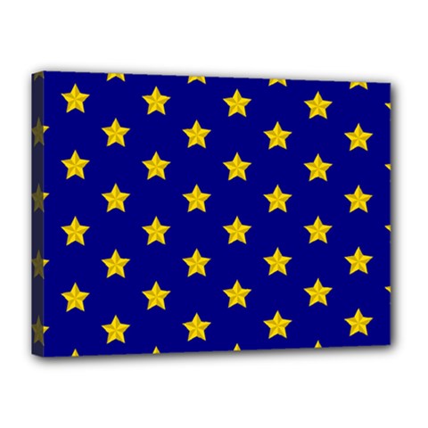 Star Pattern Canvas 16  X 12  by Nexatart