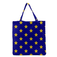 Star Pattern Grocery Tote Bag by Nexatart