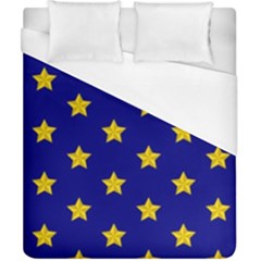 Star Pattern Duvet Cover (california King Size) by Nexatart