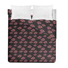 Cloud Red Brown Duvet Cover Double Side (full/ Double Size) by Mariart