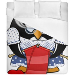 Grandma Penguin Duvet Cover (california King Size)