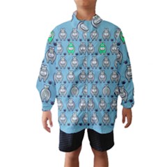 Funny Cow Pattern Wind Breaker (kids) by Nexatart