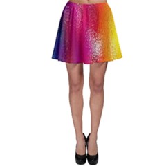 Color Glass Rainbow Green Yellow Gold Pink Purple Red Blue Skater Skirt by Mariart