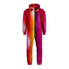 Color Glass Rainbow Green Yellow Gold Pink Purple Red Blue Hooded Jumpsuit (kids) by Mariart