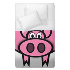 Pork Pig Pink Animals Duvet Cover (single Size) by Mariart