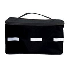 Road Street Green Black White Line Cosmetic Storage Case by Mariart