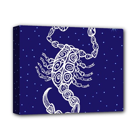 Scorpio Zodiac Star Deluxe Canvas 14  X 11 