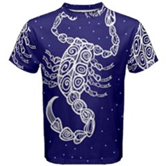 Scorpio Zodiac Star Men s Cotton Tee by Mariart