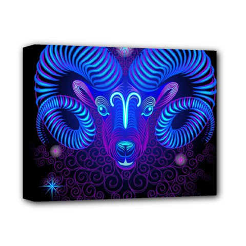 Sign Aries Zodiac Deluxe Canvas 14  X 11  by Mariart