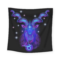 Sign Capricorn Zodiac Square Tapestry (small) by Mariart