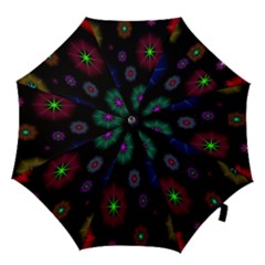 Star Space Galaxy Rainboiw Circle Wave Chevron Hook Handle Umbrellas (medium)