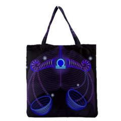 Sign Libra Zodiac Grocery Tote Bag by Mariart