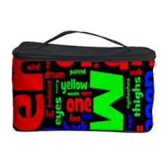 Writing Color Rainbow Cosmetic Storage Case by Mariart