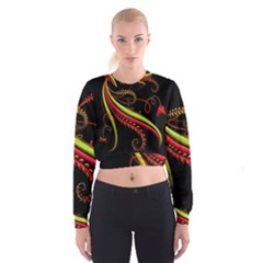 Cool Pattern Designs Cropped Sweatshirt