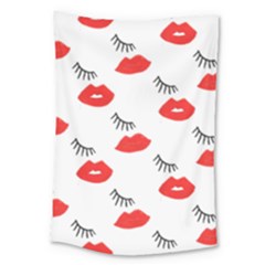 Smooch Pattern Design Large Tapestry by Nexatart