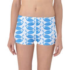 Fish Pattern Background Reversible Bikini Bottoms by Nexatart