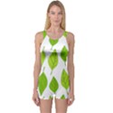 Spring Pattern One Piece Boyleg Swimsuit View1