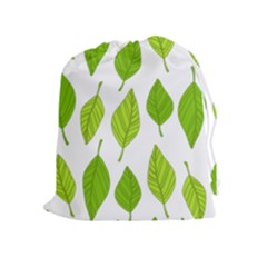Spring Pattern Drawstring Pouches (extra Large) by Nexatart