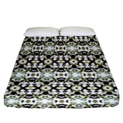 Abstract Camouflage Fitted Sheet (king Size) by dflcprints