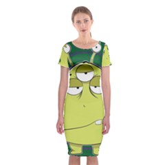 The Most Ugly Alien Ever Classic Short Sleeve Midi Dress by Catifornia