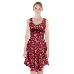 Merry Christmas Pattern Racerback Midi Dress