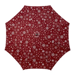 Merry Christmas Pattern Golf Umbrellas by Nexatart