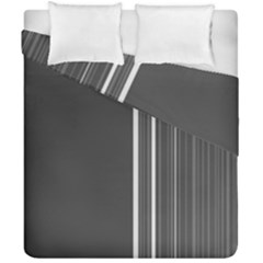 Lines Duvet Cover Double Side (california King Size) by ValentinaDesign