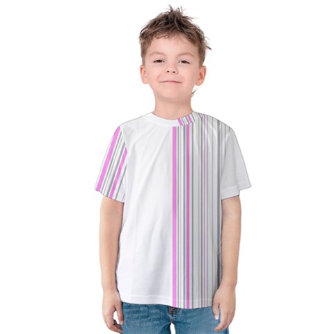 Lines Kids  Cotton Tee by ValentinaDesign