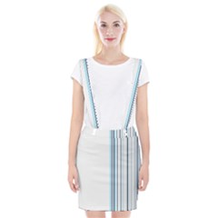 Lines Braces Suspender Skirt by ValentinaDesign