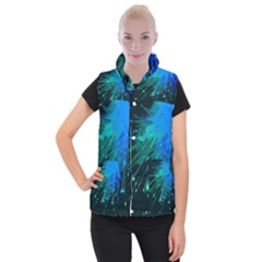 Big Bang Women s Button Up Puffer Vest by ValentinaDesign