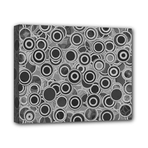 Abstract Grey End Of Day Canvas 10  X 8  by Ivana