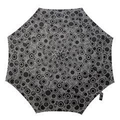 Abstract Grey End Of Day Hook Handle Umbrellas (small) by Ivana