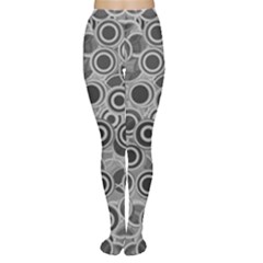 Abstract Grey End Of Day Women s Tights by Ivana