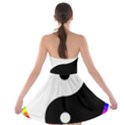 Rainbow Around Yinyang Strapless Bra Top Dress View2