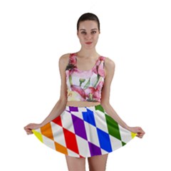 Rainbow Flag Bavaria Mini Skirt