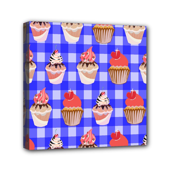 Cake Pattern Mini Canvas 6  x 6 