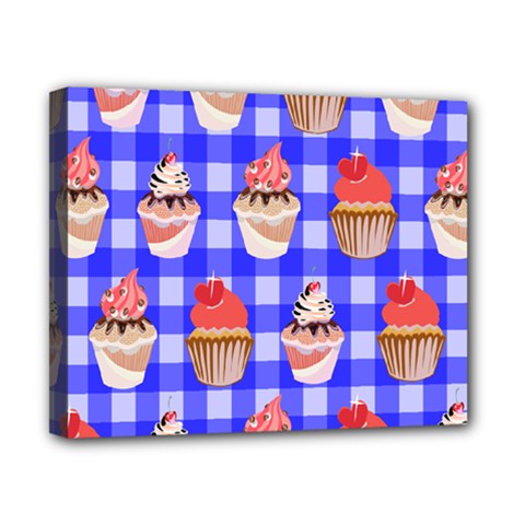 Cake Pattern Canvas 10  X 8  by Nexatart