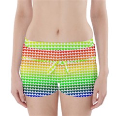 Rainbow Love Boyleg Bikini Wrap Bottoms