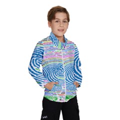 Prismatic Fingerprint Wind Breaker (kids)