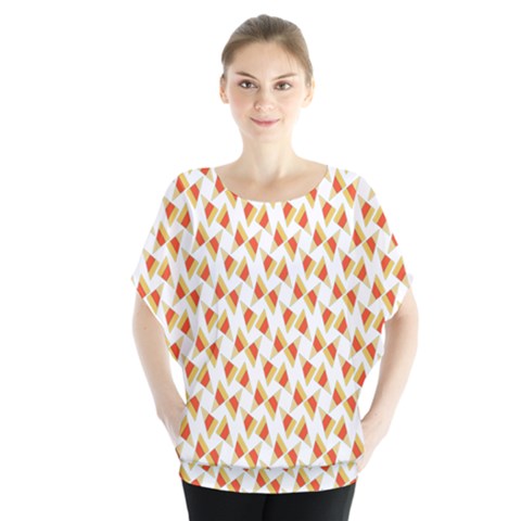 Candy Corn Seamless Pattern Blouse by Nexatart