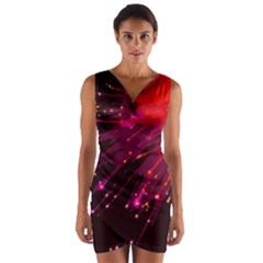 Big Bang Wrap Front Bodycon Dress by ValentinaDesign