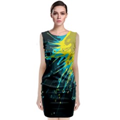 Big Bang Classic Sleeveless Midi Dress by ValentinaDesign