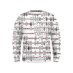 Bioplex Maps Molecular Chemistry Of Mathematical Physics Small Army Circle Kids  Sweatshirt by Mariart