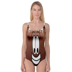 Happy Football Clipart Excellent Illustration Face Camisole Leotard  by Mariart