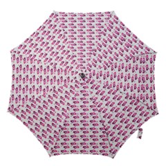 Heart Love Pink Purple Hook Handle Umbrellas (small) by Mariart