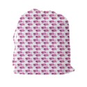 Heart Love Pink Purple Drawstring Pouches (XXL) View2